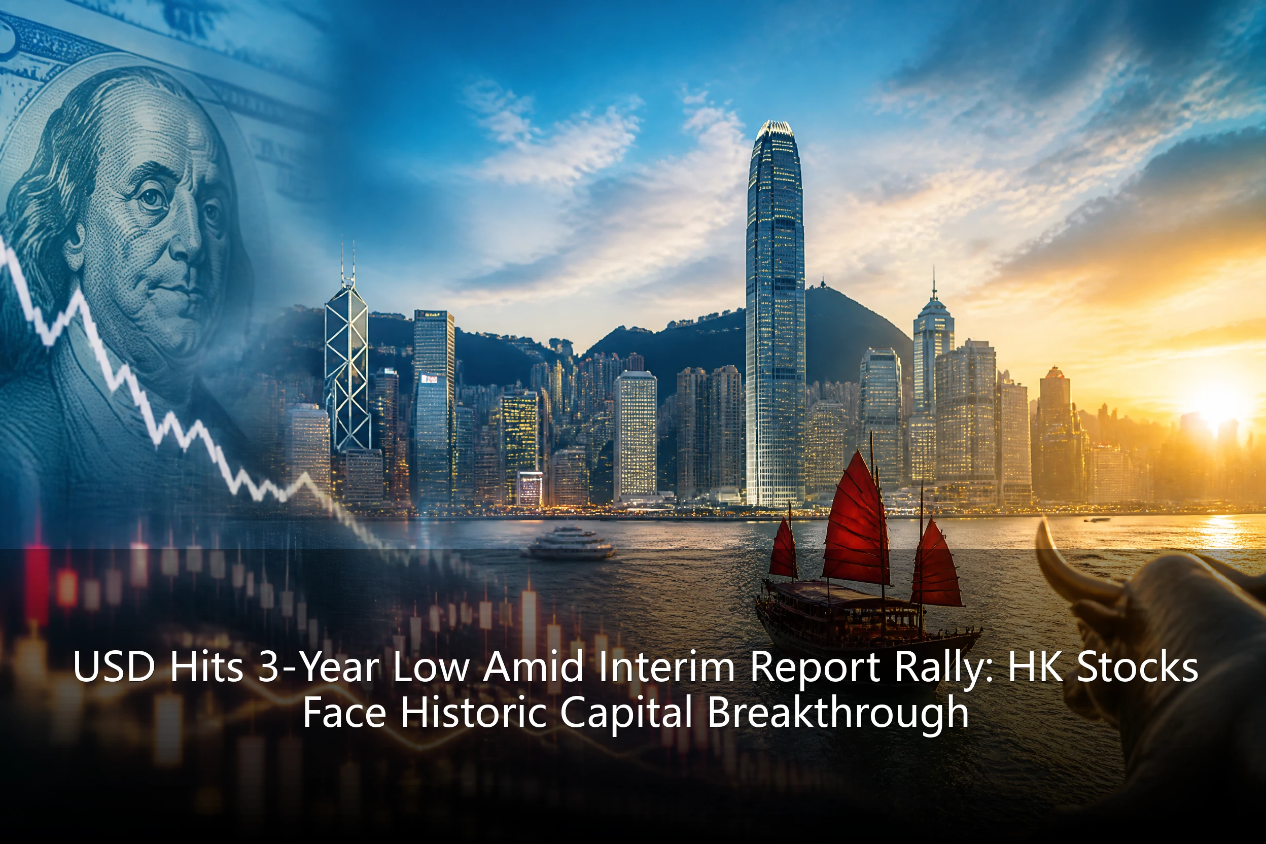 USD Hits 3-Year Low Amid Interim Report Rally: HK Stocks Face Historic Capital Breakthrough