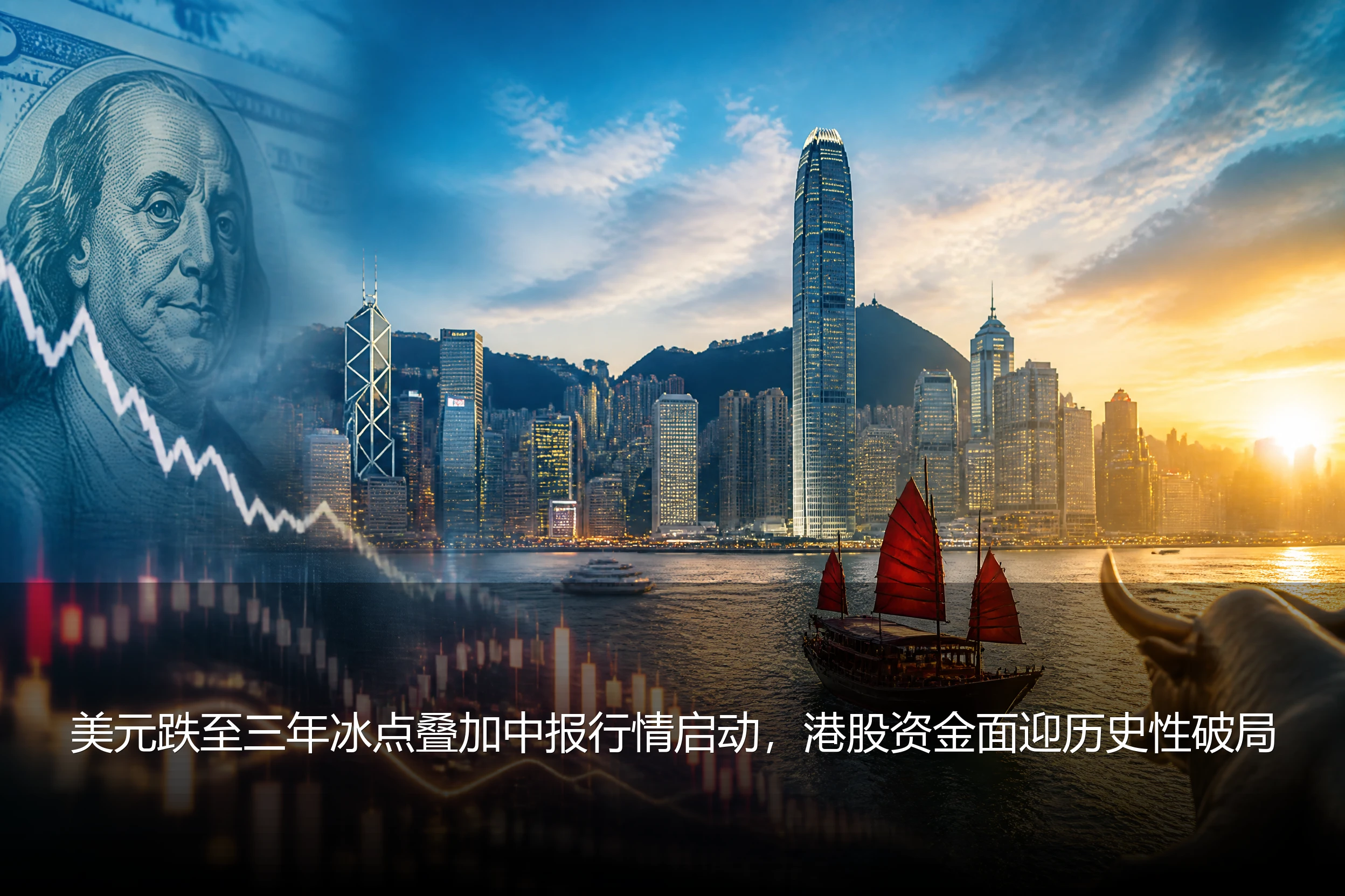 美元跌至三年冰点叠加中报行情启动，港股资金面迎历史性破局